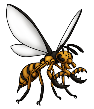 Vespincer is named after hornets of the genus Vespa such as the Japanese Giant Hornet, which Vespincer is directly inspired by. Vespincer01